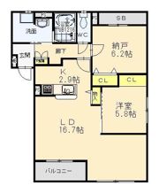 エスポワールの間取り画像