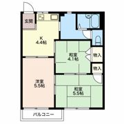 セゾンヴェール Bの間取り画像