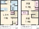 Maison Flower hillsの間取り画像