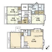 菊野台戸建の間取り画像