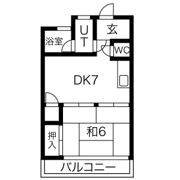 シャトル西野の間取り画像
