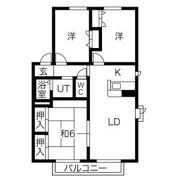 ブルージュ神沢の間取り画像
