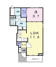 プラシードⅡの間取り画像