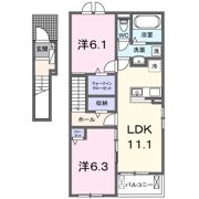 ヴィラ フェリシアⅠの間取り画像