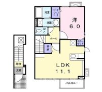 ベルハウス曙の間取り画像
