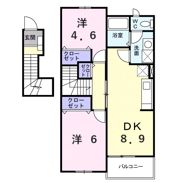 シャルマンBの間取り画像