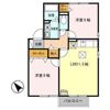シルクワーム Bの間取り画像