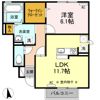 ソレイユ上諏訪の間取り画像