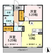 カルフール前沢の間取り画像