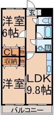 ユーロの間取り画像