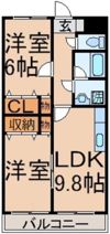 ユーロの間取り画像