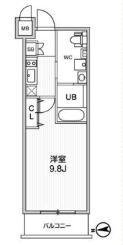 ALTERNA中野の間取り画像