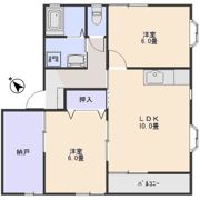 レジデンス昴Bの間取り画像