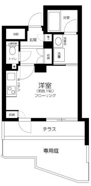 ダイアパレス四谷三丁目の間取り画像