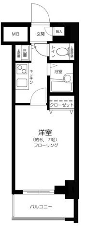 ガーラ・シティ深川扇橋の間取り画像