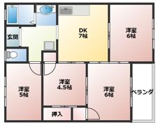 高砂竜山ビルの間取り画像