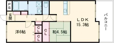 ライオンズマンション姫路西今宿の間取り画像