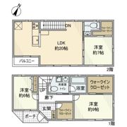 堀之内戸建の間取り画像