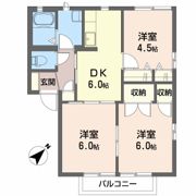 シャーメゾン若吉の間取り画像