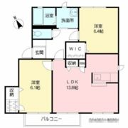 ヴィラ・パルコII B棟の間取り画像