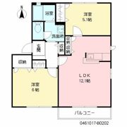 フルールM B棟の間取り画像