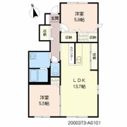 松濤 A棟の間取り画像