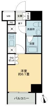 KDA GOTENYAMAの間取り画像