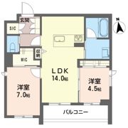 グランモード伝馬町の間取り画像