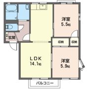 ソレイユ Iの間取り画像