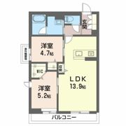 ヴイスタ ルミノーザ ウェストの間取り画像