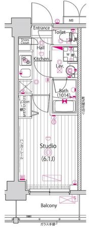 ガーラ横濱関内グランドステージの間取り画像