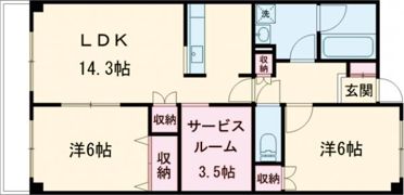 コンフォールプレマの間取り画像
