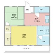 マンション幸(サチ)の間取り画像