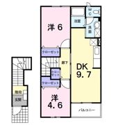 ソルパラ－シオの間取り画像
