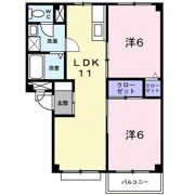 パロス壱番館の間取り画像