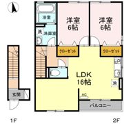プロムナード’07 A棟の間取り画像