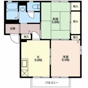 ハイネス21 Bの間取り画像