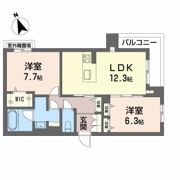 シャーメゾン クオソーレの間取り画像