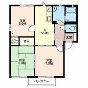 フォーレスエデン Aの間取り画像