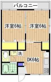 ハイツ吉田Bの間取り画像