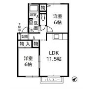 ドミール新田の間取り画像