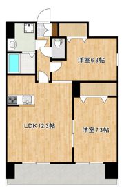 クロノス40新町IIIの間取り画像
