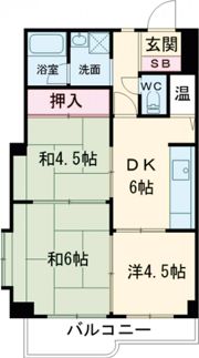 元町アーバンライフの間取り画像