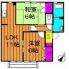 ソレジオ浜中 Bの間取り画像