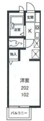 コーポケアンズの間取り画像
