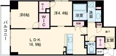 ラヴィーナ奈良の間取り画像