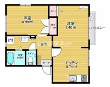 ライズ長江新町の間取り画像