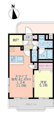 ベルコリーヌⅢの間取り画像