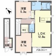 パルテール A棟の間取り画像