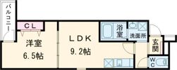 フジパレス住道駅北の間取り画像
